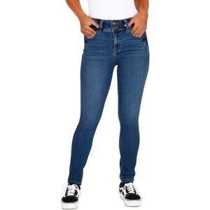 Rewash Womens Booty-Shaping Skinny Fit Jeans, blue, Juniors, 9
